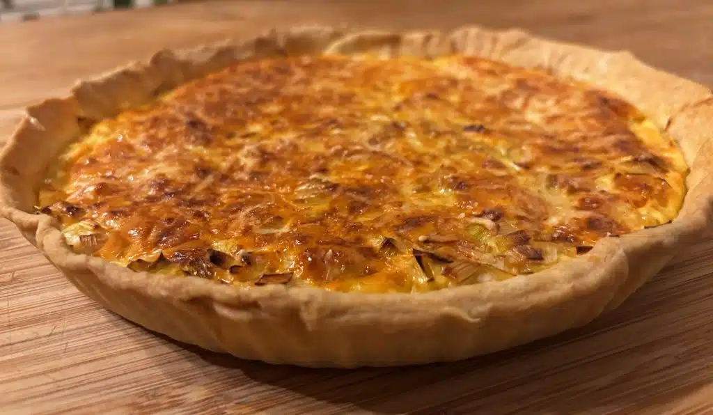 Tarte aux poireaux