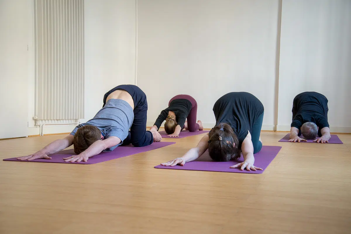 cours de yoga et viniyoga à Lyon Croix-Rousse posture du coeur